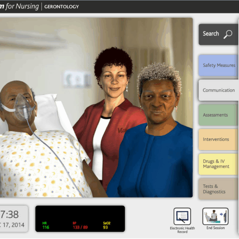 vSim® for Nursing gerontology - Simulacionclinica